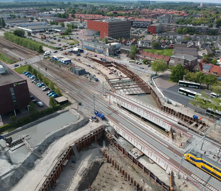 Bouw onderdoorgang Goes 2
