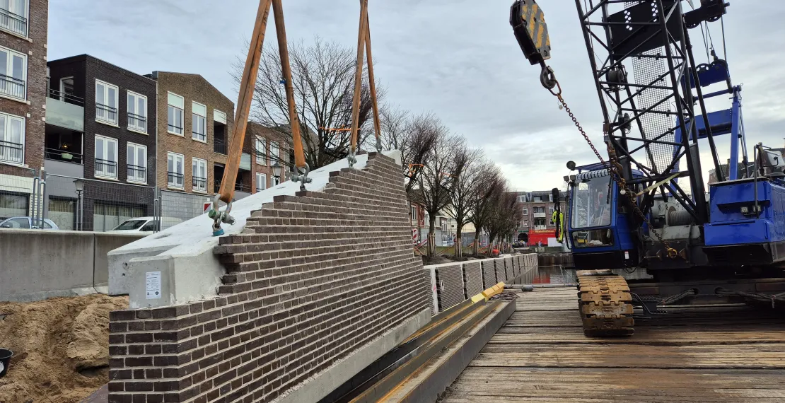Renovatie kademuren Haven Oudenbosch | De Koning_04
